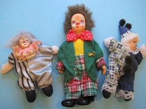 3 x Clown Figuren,Clown Puppen,Dekoration,Dekofigur - Bild 1 von 8