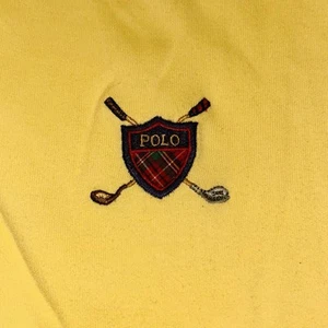 Polo Golf Ralph Lauren Short Sleeve Polo Shirt Yellow Mens M Medium - Bild 1 von 10