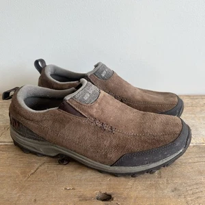 New Balance Schuhe Herren 8,5 braun SMWM756BR Wildleder Slipper Wandern Outdoor Walking - Bild 1 von 11