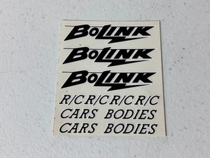 Bolink 1/10 1/12 RC R/C Cars Bodies Logo Vintage Sticker Decal NEW NOS 3.25x3.75 - Picture 1 of 3