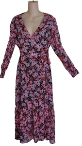 True Wickel Blumen Kleid BAR III Gr. M COTTAGE CORE Boho Stufen Rüschen Romantisch - Bild 1 von 23