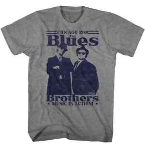 Herren T-Shirt The Blues Brothers Film Musik in Aktion Chicago 1980 - Bild 1 von 3