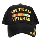 US Military Vietnam War Veteran Ribbon Baseball Cap Embroidered Military Vet Hat