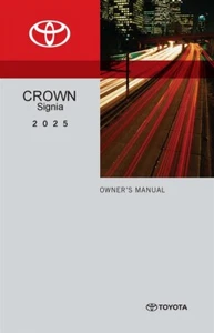 2025 Toyota Crown Signia Owners Manual User Guide - Picture 1 of 1