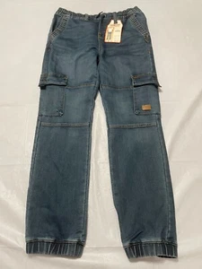 Levi's Jogger pants Boy's Medium 10-12 years Med Wash jeans pants cargo -704 - Picture 1 of 6
