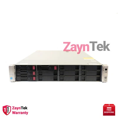 HPE PROLIANT DL380 12LFF G9 RACKSERVER 64GBDDR4 1xE52630v3 NEW HPE 12TB HDD 0 HR - Image 1 of 4