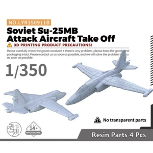 SSMODEL 911B 1/350 Military Model Kit Soviet Su-25MB Attack Aircraft Take Off - Picture 1 of 5