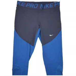 Nike Pro 365 Crop Tights Teal Women's Size XXL 2XL Compression Breathable NWT - Picture 1 of 9