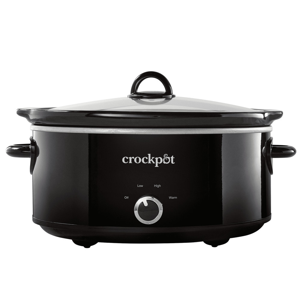 BRAND NEW Crock Pot SCV700-B 7 Quart Black Oval Slow Cooker BRAND NEW