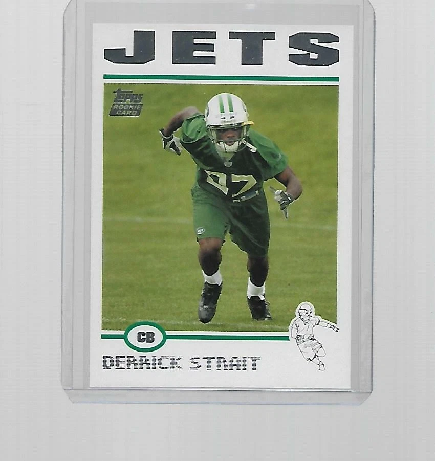 2004 TOPPS FOOTBALL DERRICK STRAIT ROOKIE #346 - Image 1 of 1