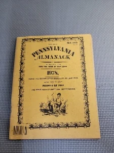 Poor Joe's Pennsylvania Almanack, 1978, gut + Taschenbuch - Bild 1 von 2