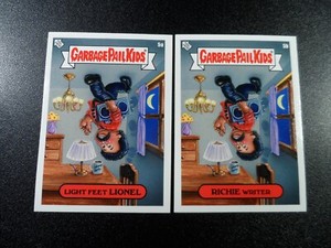 Lionel Richie Dancing On The Ceiling Garbage Pail Kids 2 Card Set Hall of Fame