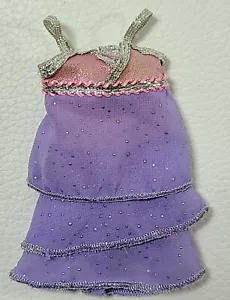 Mini Vestido sin Mangas Barbie Babydoll Vintage Hecho a Mano Rosa Púrpura - Imagen 1 de 11