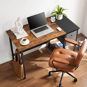 Computer Gaming Desk with Drawers Storage Home office Working Study Desk Table - Picture 1 of 9