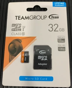 Micro SD 32GB Team group - Photo 1 sur 3