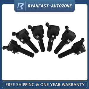 Ignition Coils Set of 6 fit for Chevrolet GMC Hummer Saab Buick 2.9L-4.2L UF497 - Picture 1 of 24