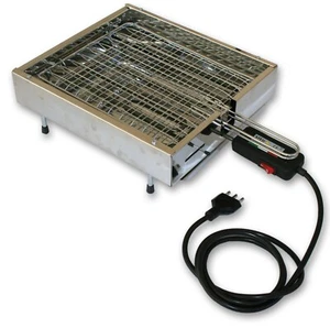 Bistecchiera Griglia Elettrica Satinata in Acciaio Inox 1900 Watt Made in Italy - Foto 1 di 4