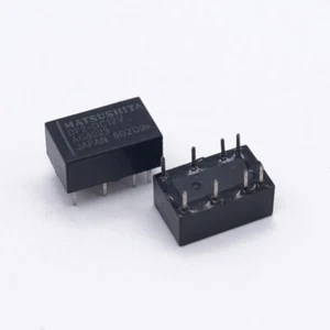 DF2-DC12V Low Signal Relay 1A 12VDC 8 Pins New (Pack of 5) - Picture 1 of 2