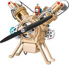 Verymodel 2 Cylinder Engine Build Kit Full Metal V2 Car Engine Assembly Kit
