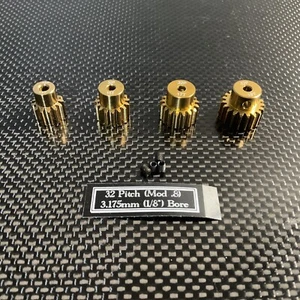 Juego de engranajes de piñón 13T 15T 17T 19T 32P Mod .8 3,175 mm se adapta a Traxxas 1/10 Slash 4X4 - Imagen 1 de 2