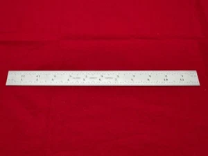 Starrett C606R-12 Spring-Tempered Steel Rule - Inch Graduations IN STOCK - Picture 1 of 8