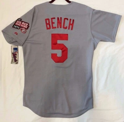 Футболка подлинная Majestic, 44 БОЛЬШАЯ CINCINNATI REDS JOHNNY BEN ON FIELD TBTC  - Изображение 1 из 4