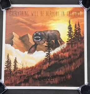 Weezer RARE Fan Club 2 Lithograph Set Everything Will Be Alright In the End - Picture 1 of 4
