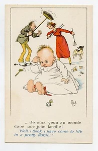 illustrateur MICH . CES COQUINS D'ENFANTS . Chien .Bébé. Baby .  Dog - Foto 1 di 2