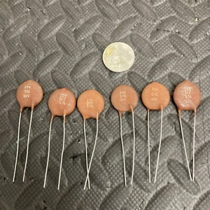 TRW 250pF 3KV Ceramic Disk Capacitor 6pcs - Picture 1 of 2