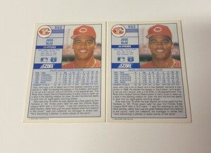1989 Score #552 Jose Rijo Both Variations  **015788