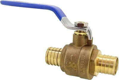 REVALVED PEX 10 Pack 1" Full Port Brass Ball Valve – Lead-Free - Image 1 of 4
