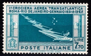 REGNO 1930 - Crociera transatlantica del generale Balbo cert. CILIO (MNH**) - Picture 1 of 3
