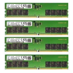 Samsung 64GB (4X16GB) DDR5 5600MHz PC5-44800 UDIMM Memory Ram (M323R2GA3DB0-CWM) - Picture 1 of 5