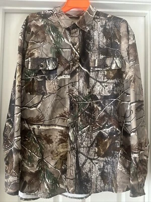 Vintage! Men’s Long Sleeve Ripstop Shirt Realtree AP Vented Back Size 3XL - Image 1 of 4