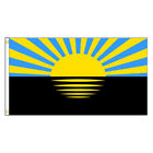 Ukraine Donetsk Flag 90X150cm Or 60X90cm/3X5ft Or 2X3ft