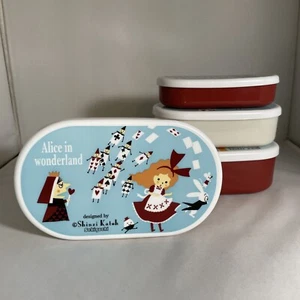 4 contenitori nido Alice nel paese delle meraviglie disegnati da Shinzi Katoh Sekiguchi - Foto 1 di 8