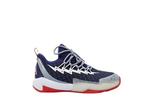 [E91351] Pallacanestro Uomo Peak Crazy 6 Firmato Lou Williams Rosso Navy Argento... - Foto 1 di 1