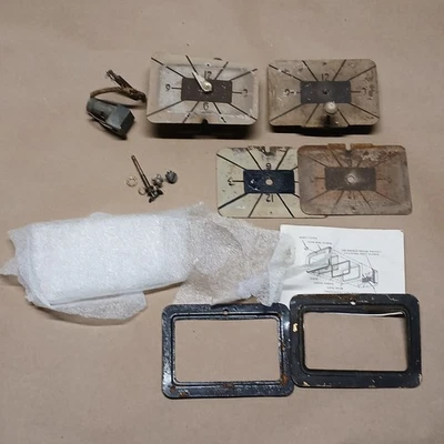 Lote de piezas de reloj Ford Deluxe 1940 tablero guantera cupé sedán Dlx cabeza plana Foto 1 de 4