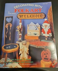 Decoración con arte popular de Faith Rollins 1992 cuadros #8764 pintura vacaciones - Imagen 1 de 17