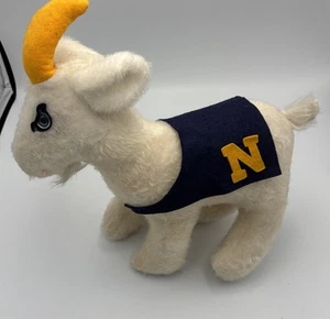Vtg Navy Bill The Goat Mascot Plush - Animal Fair - Naval Academy College Doll - Picture 1 of 7