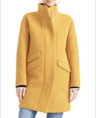 J Crew Italian Stadium-Cloth Coat - Size 16Tall - NWT - 80% Wool - Image 1 of 4