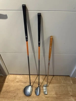 USKG UL51 WT-20S Junior Kids Golf Club Set DV3 Driver Hybrid Longleaf Putter RH - Image 1 of 4