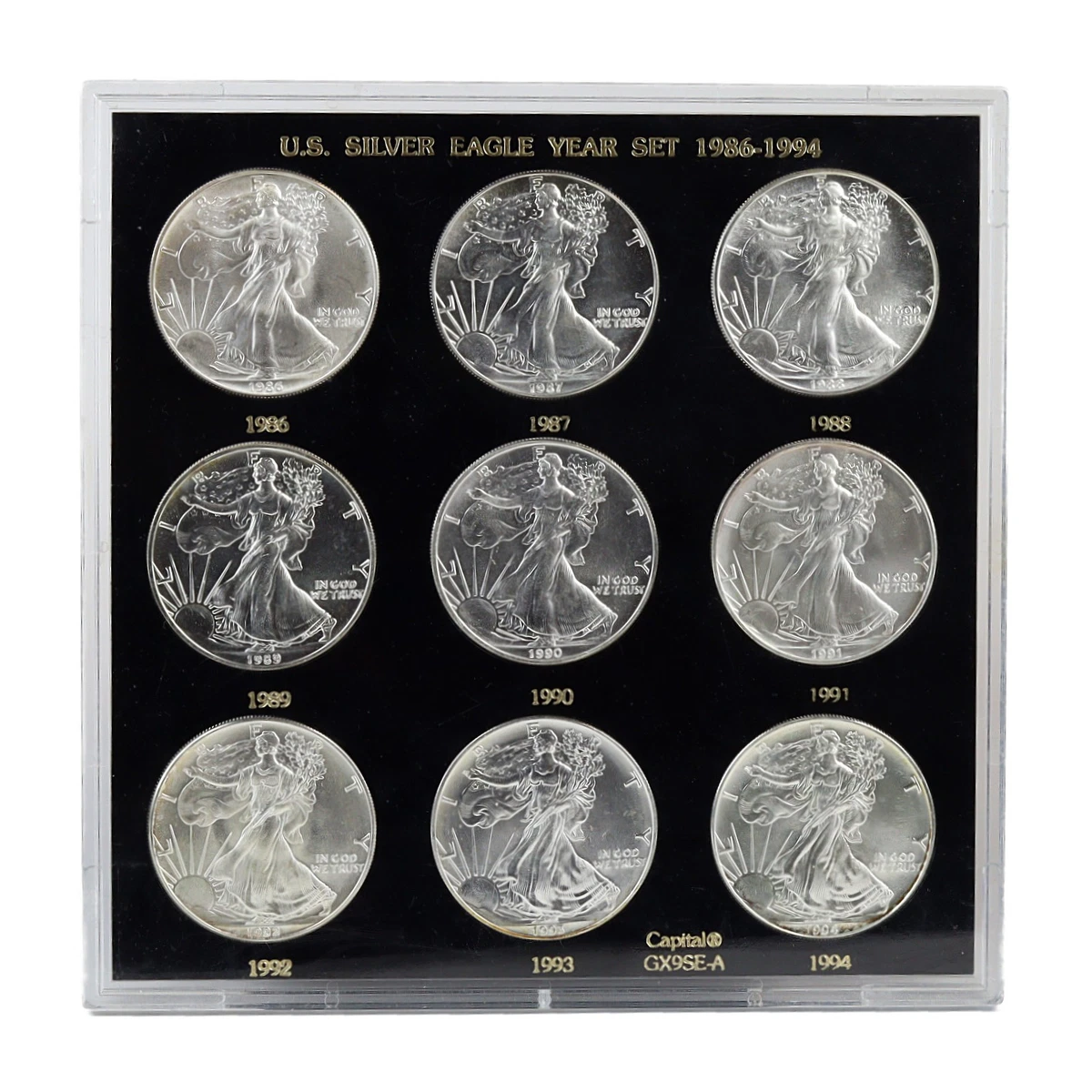 シルバー イーグル コンプリート コレクション 1986-2023 合計 (38