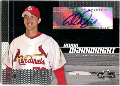 2006 Topps Co-signers Adam Wainwright RC Auto *ST. LOUIS CARDINALS* - Imagem 1 de 2