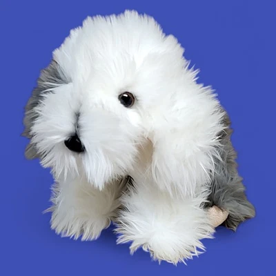 Ganz The Heritage Collection White and Grey Sheep Dog Plush 9.5" - Image 1 of 4