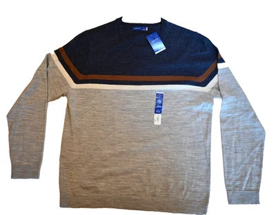 Apt 9 Men's Merino Wool/Acrylic Sweater, Large, NWT - Image 1 of 4
