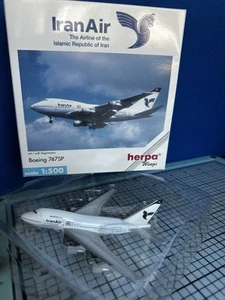 HERPA WINGS 511995 IRAN AIR BOEING 747SP MASSSTAB 1:500 DIECAST MODELLFLUGZEUG - Bild 1 von 11