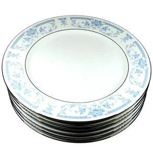 Sheffield Blue Whisper Dinner Plates (Set of 6) Vintage 1985 Japan Porcelain JRB - Picture 1 of 5