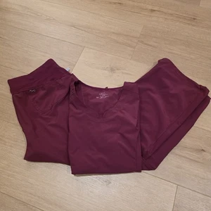 Cherokee Infinity Peeling Set Damen XL burgunderrot gebraucht, in einwandfreiem Zustand medizinisch leicht - Bild 1 von 15