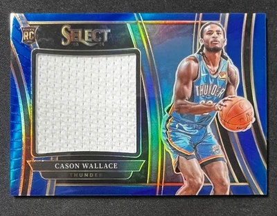Cason Wallace 2023-24 Panini Select RC Blue Jersey /75 #RJS-CW - Image 1 of 2